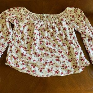 hollister floral top